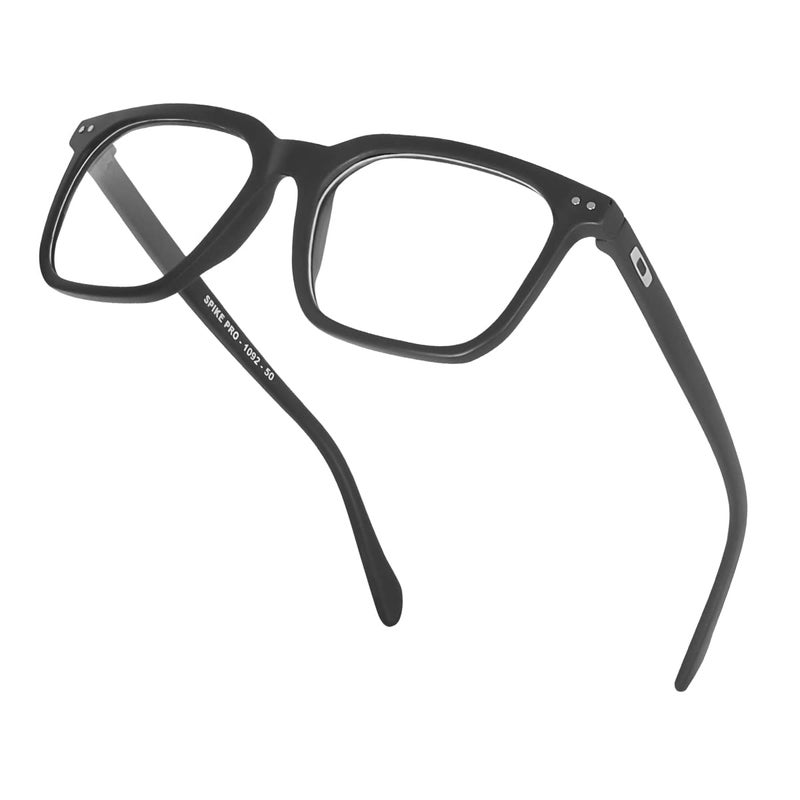 Eymen I Classic Non Prescription Clear Lens Glasses for Women Men Square Frame Eyeglasses Multiple Shades - Image 1