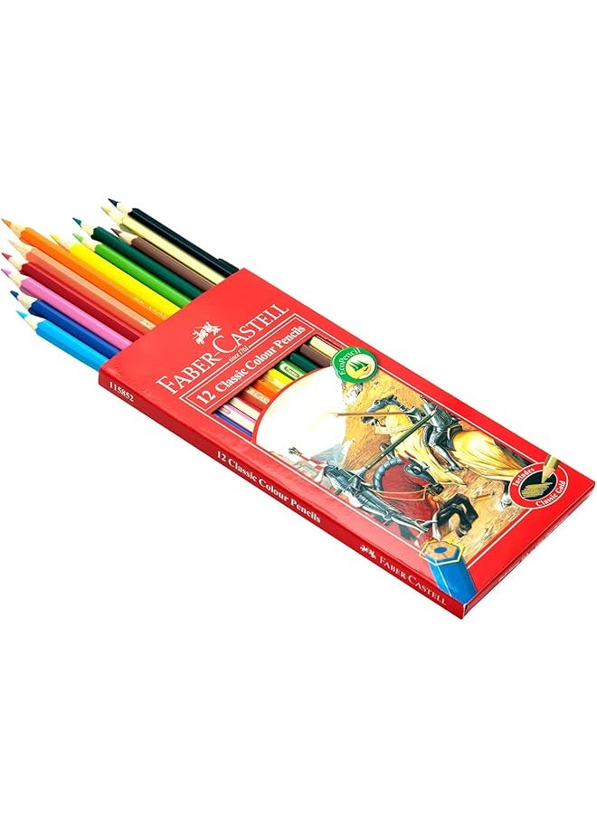 FABER-CASTELL - 115852 Classic Color Pencil 12 Pieces - Image 1