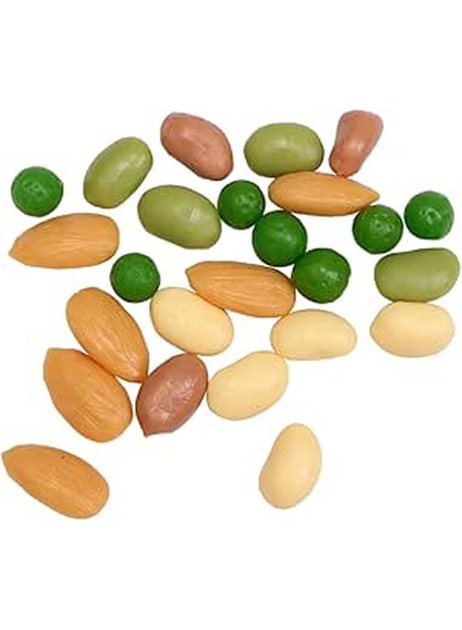 Lifelike Artificial Nuts Peanuts Cashews Peas Set Home Wedding Party Decoration DIY Toy - Image 1