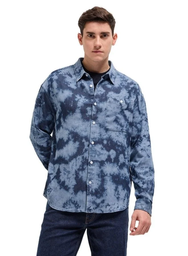 Shacket for Men | Long Sleeve, Casual Button-Down | Soft, Breathable Fabric for Work, Everyday, & All-Season Wear in Stylish Design