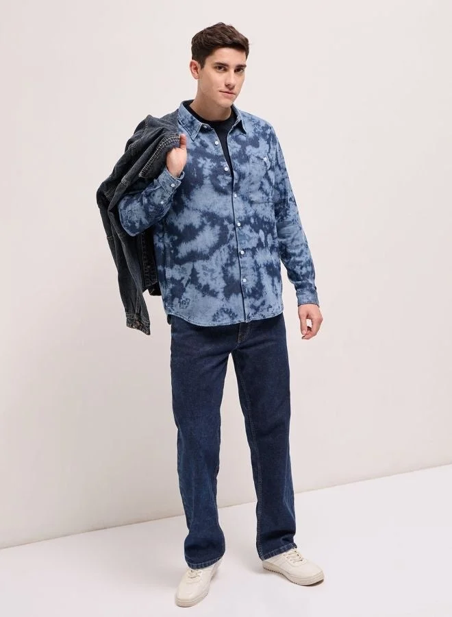 The Bear House  Shacket for Men | Long Sleeve, Casual Button-Down | Soft, Breathable Fabric for Work, Everyday, & All-Season Wear in Stylish Design for Men | Best Price UAE
