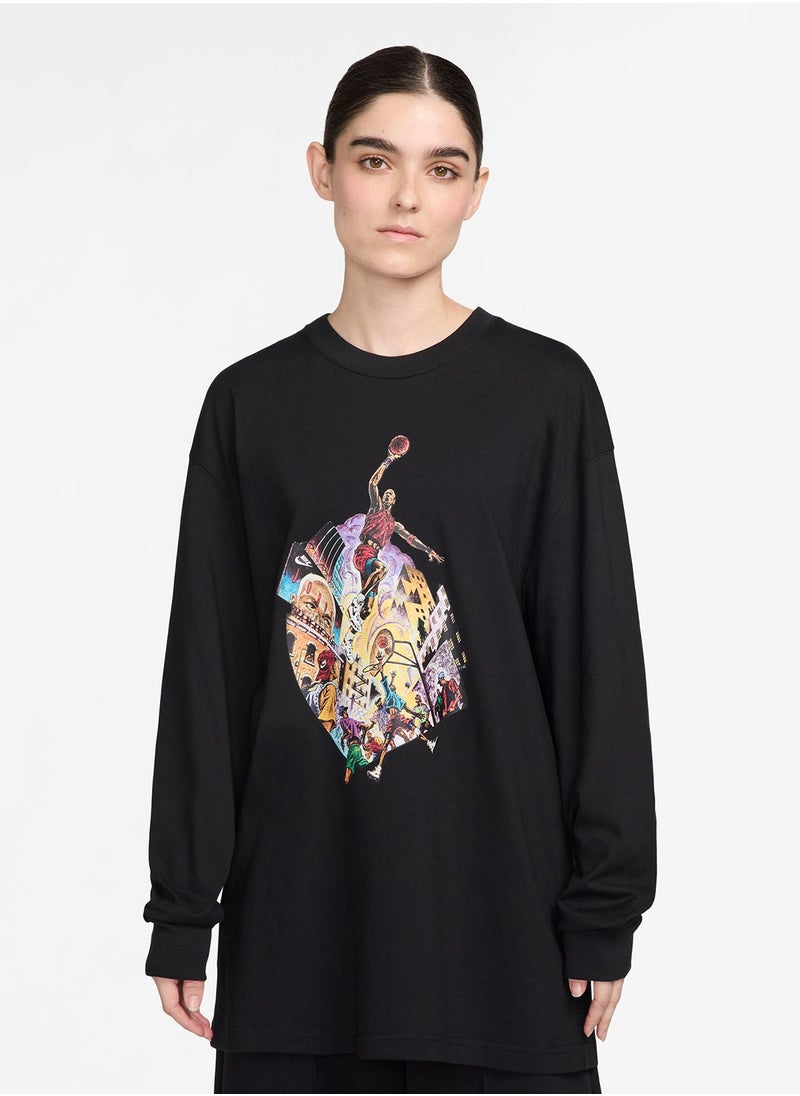 Jordan Jordan Oversized Graphic T-Shirt  - Image 1
