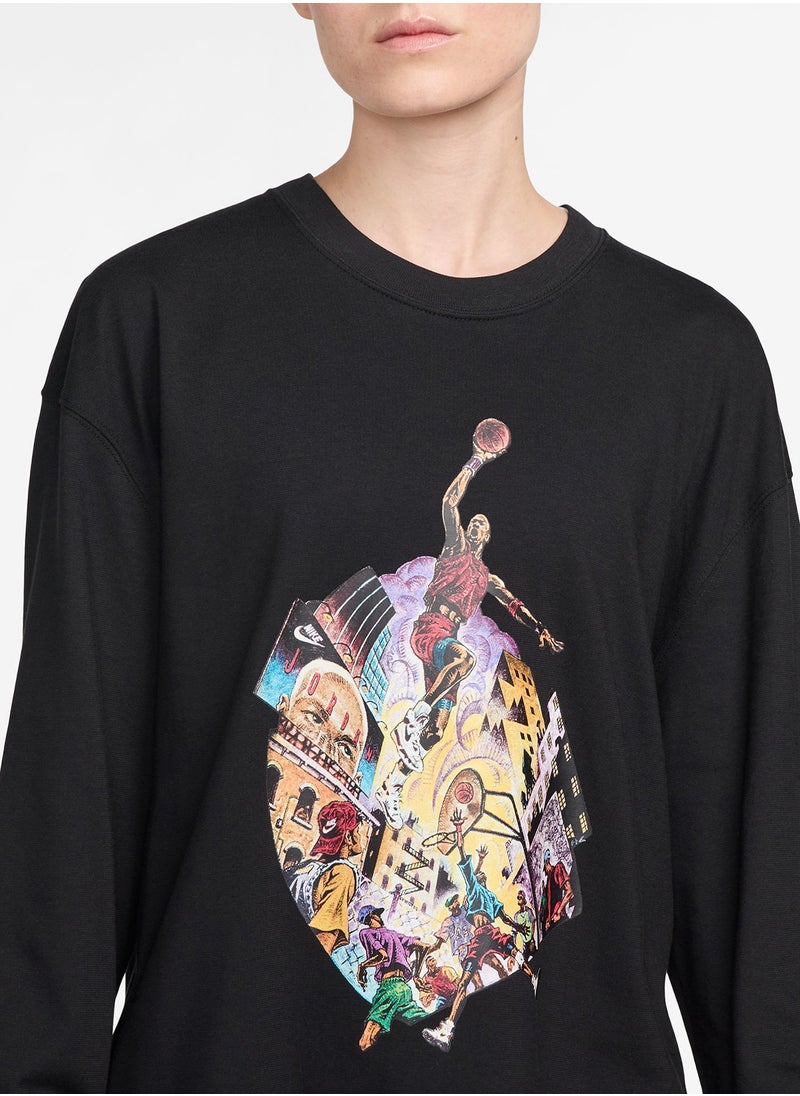 Jordan Jordan Oversized Graphic T-Shirt  - Image 3