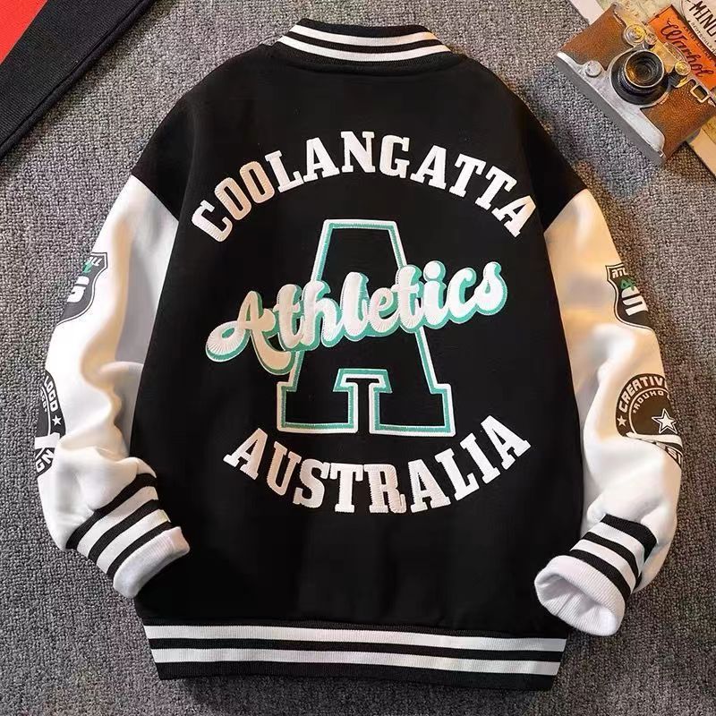[2025] Boy'S Jacket Coat New Handsome Fashionable Small Children'S Baby Spring Baseball Suit Top - Image 4