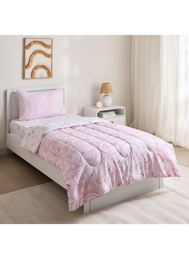 Home Box Princess Pretty Faces 2-Pieces Single Comforter Set 220 x 135 cm  - Image 3