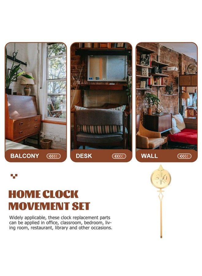 Artibetter Quartz Wall Clock Accessories Pendulum Metal Pendulum Part Wall Clock Accessory - Image 3