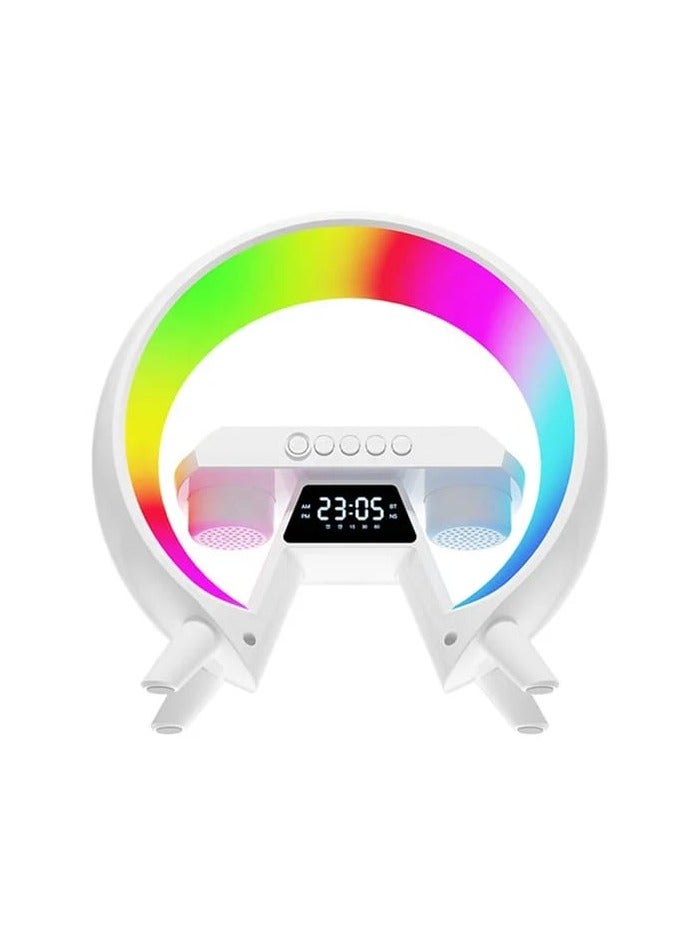 Speaker is a music player with multi-colored lighting and attached to a wireless charging base with a wonderful and beautiful design - Image 2