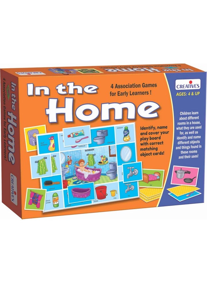 Creative's Creative’s in The Home| A Children's Guide to Objects in Every Room| Building Vocabulary| Enhancing Tactile and Visual Skills| Memory Matching Games| Puzzles for Boys & Girls | Ages 4 & Up  - Image 1