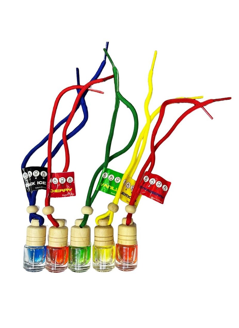 Generic Car Perfume Hanging Bottle Air Freshener 12PCS Assorted  - Image 1