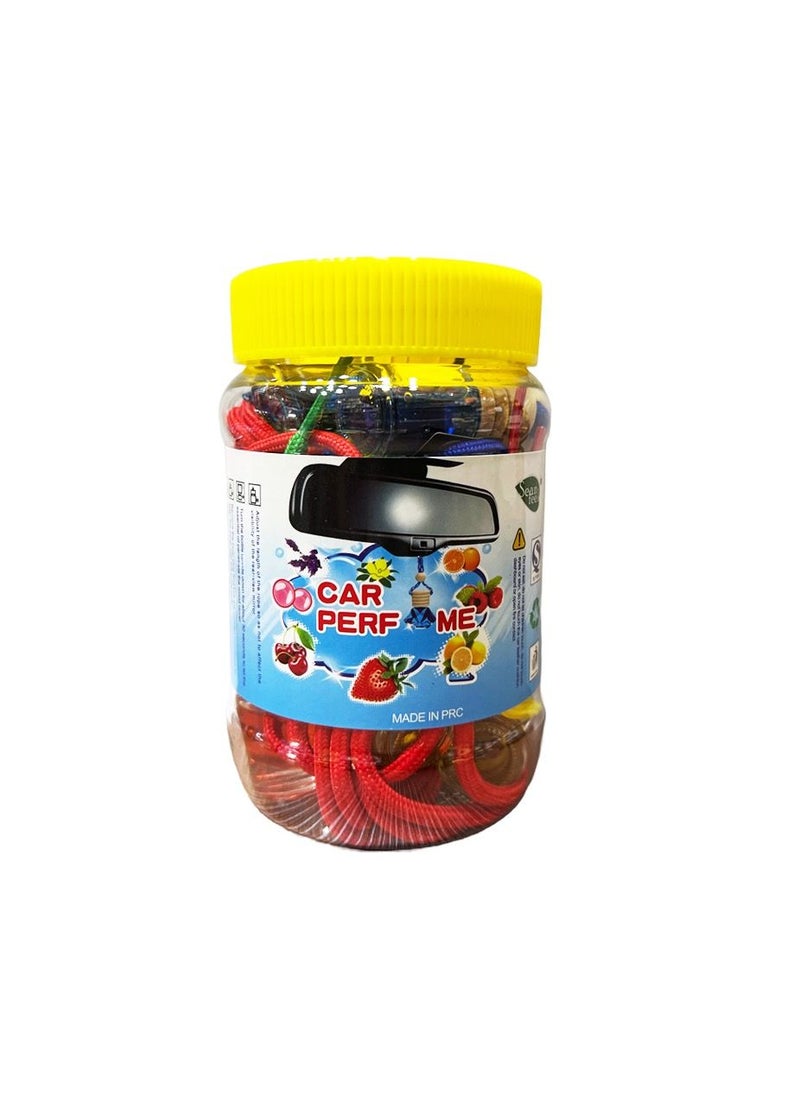 Generic Car Perfume Hanging Bottle Air Freshener 12PCS Assorted  - Image 2