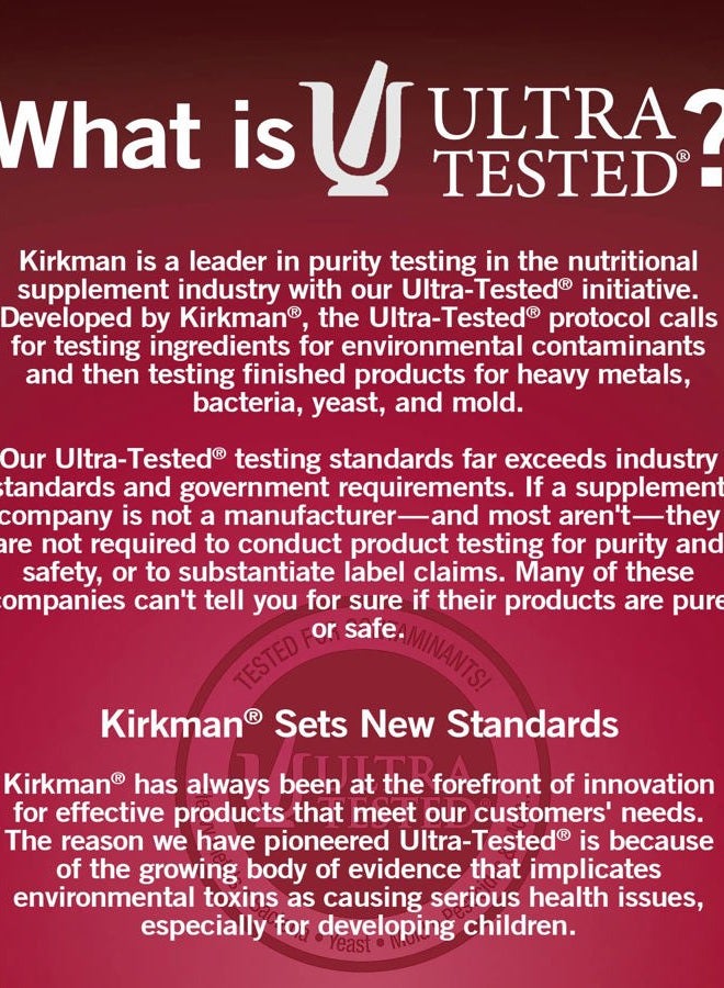 Kirkman Vitamin D3 4000 IU - 120 Capsules - Supports Immune Health - Helps Build Strong Bones - Hypoallergenic - Image 4