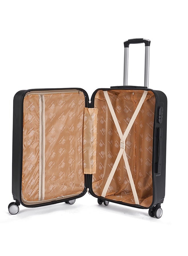 LIMRA Cabin Carry Check-In Luggage Trolley Size 20 inch Black - Image 5