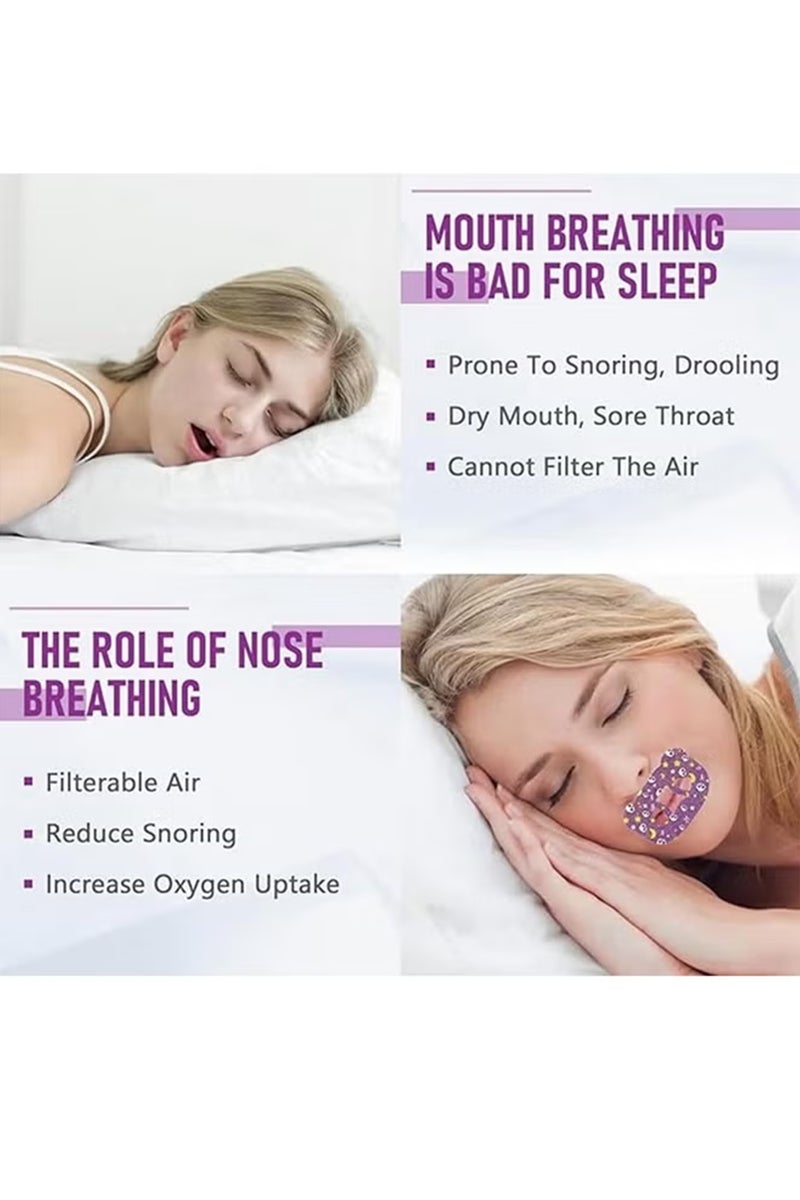 30Pcs Aldults Sleep Strips - Gentle Mouth Tape for Anti-Snoring, Nose Breathing Improvement, and Better Night Sleep - Image 3