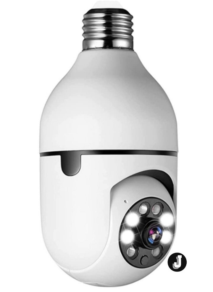 JAJEEK "Security Light Camera Smart Wireless WiFi Full Color Bulb Camera 2.4GHz 360-Degree Panoramic IP Camera – Pack of 10 (E27)" - Image 1