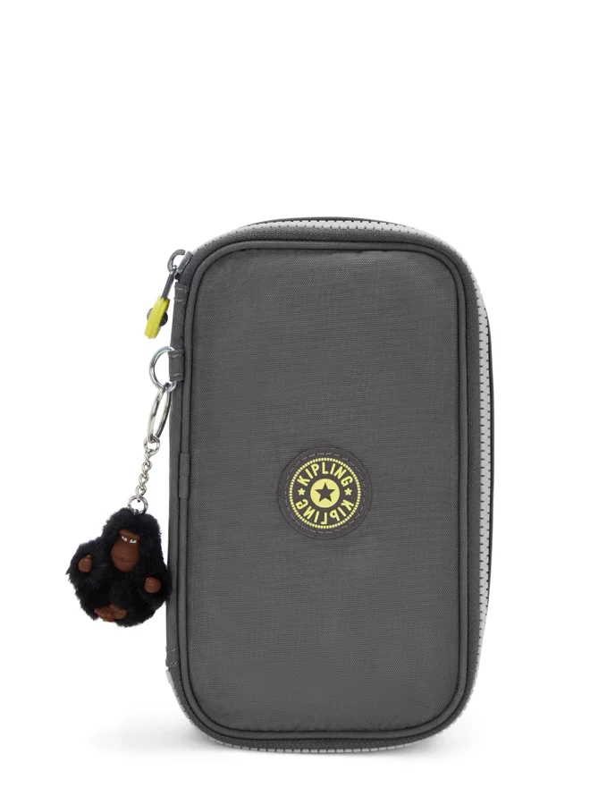 kipling 50 Pens Back To Grey Medium Pencase 10999-1Dx