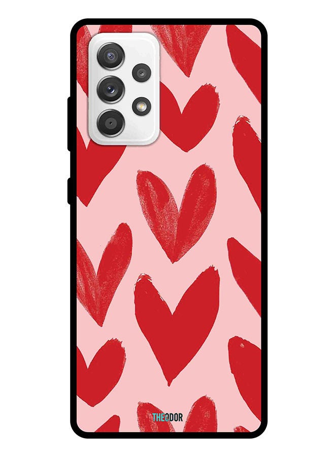 Theodor Protective Case Cover For Samsung Galaxy A52 Hearts - Image 1