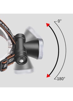 Panvil Multifunction USB Rechargeable Angle Adjustment LED Mack Head Light high Power Head lamp | Hunting Headlight | Bicycle Camping Head Torch Light led Head lamp  - Image 2