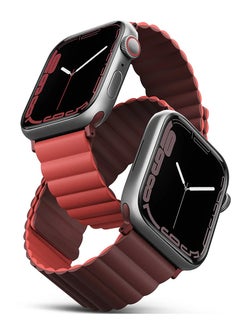 Uniq 41/40/38mm for Apple Watch Series 4/5/6/7/SE, UNIQ Revix MaroonCoral  - Image 2
