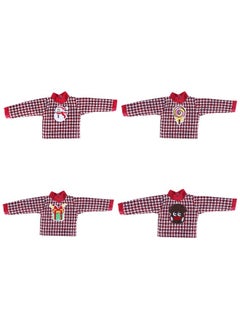 E-TING Santa Clothing Christmas Accessories For Elf Doll (Sweater Set - 1 Sweater + 8 Attachable Decals)  - Image 2