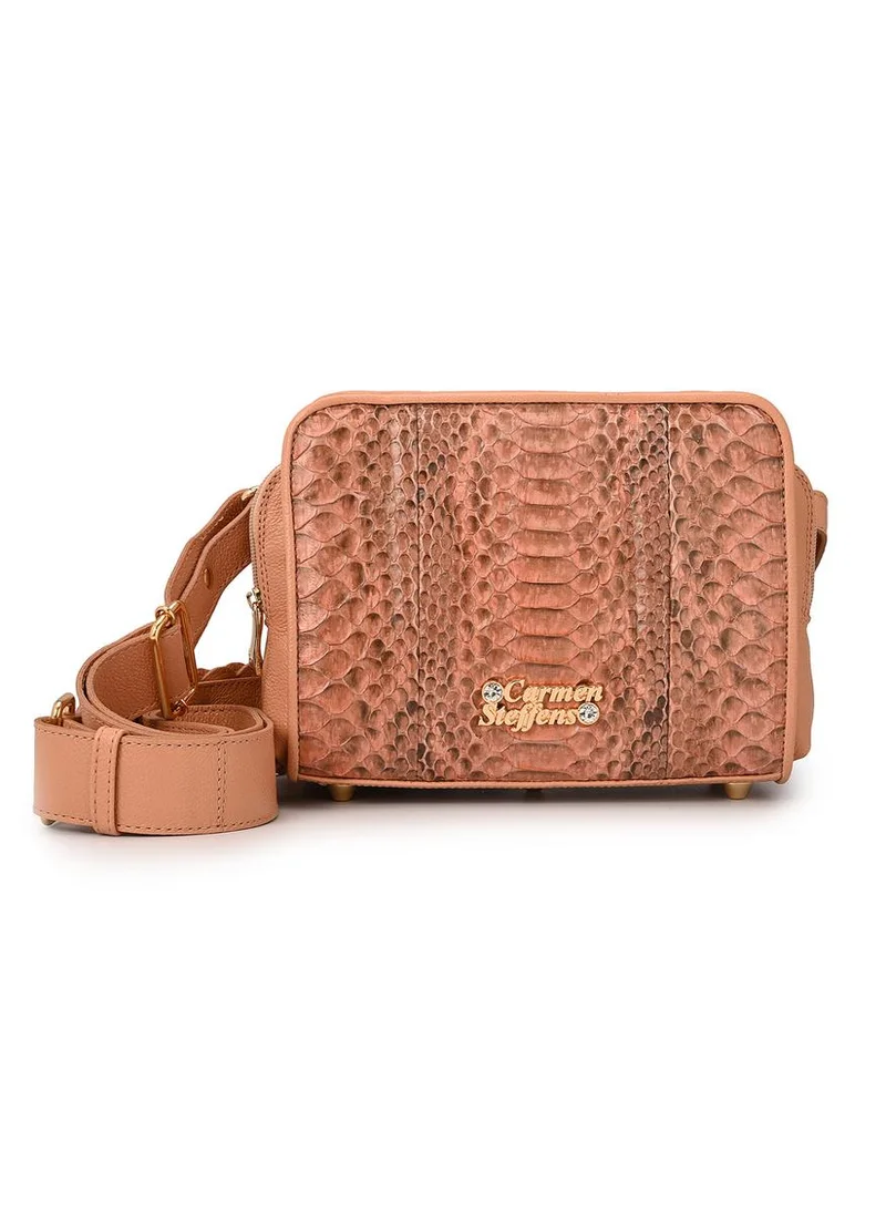 Carmen Steffens Python Bag Coconut