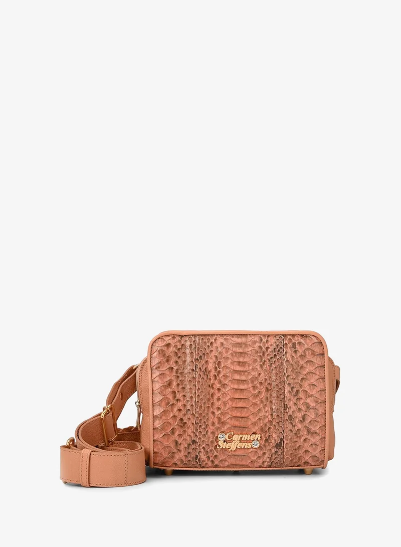 Carmen Steffens Python Bag Coconut