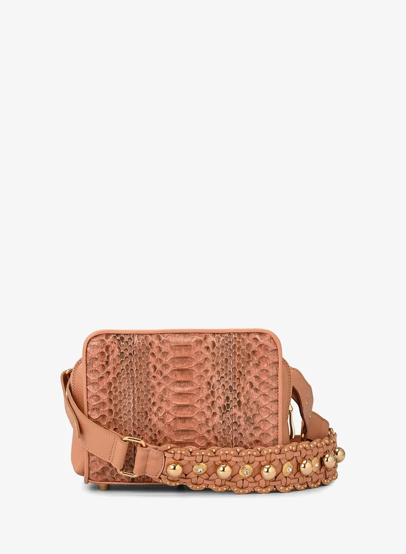 Carmen Steffens Python Bag Coconut