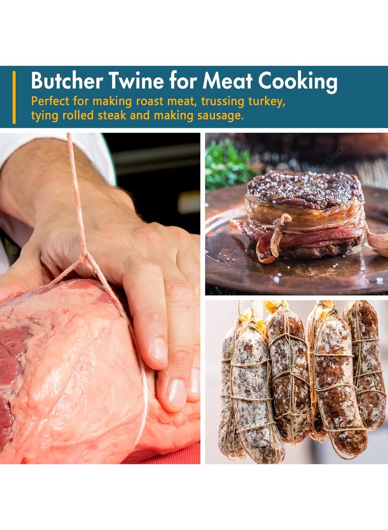 Natural Jute Twine String – 3-Pack, 100m, 2mm, 3-Ply Twine for Craft Projects, Gift Wrapping, Packing, Gardening, DIY Crafts, Durable and Eco-Friendly String for Home and Office Use - Image 4