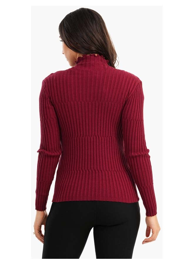 Carina Ribbed Slim Fit Pullover  - Image 3