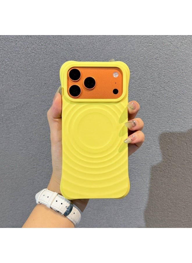 3D Ripple Liquid Silicone Magnetic Phone Case for Apple iPhone 17 Pro Max / 17 Pro / 17 Air / 17, Full Coverage Shockproof Soft Cover - Image 2
