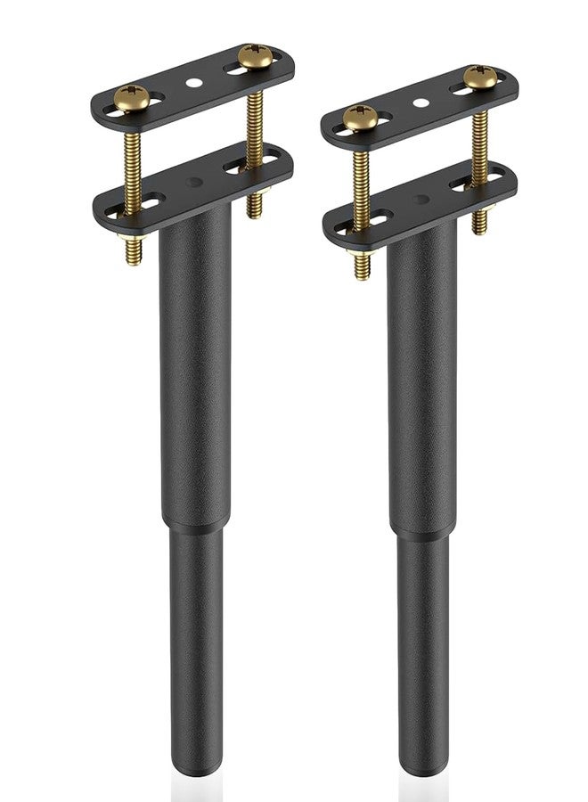 Serplex® 2Pcs Adjustable Metal Frame Support Legs Bed Center Slat Heavy Support Leg for Bed Frame Replacement Parts, Durable Steel Furniture Foot Frame Replacement Legs Height Range 7.08"-13" - Image 1