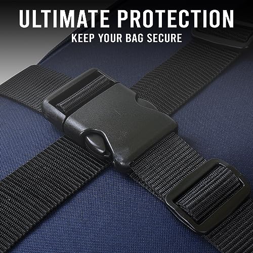Aqbah Pack of 2 Luggage Tie Down Straps, with Strength up to 600lbs 10 ft in Length with Adjustable Buckle Straps for Motorcycle, Trucks, Luggage etc (Black) - Image 4