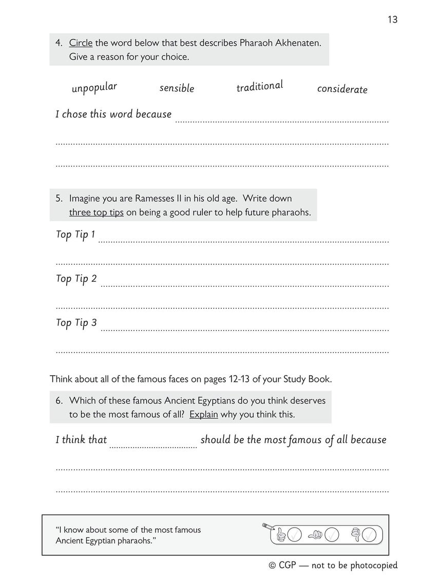 null - KS2 History Discover & Learn: Ancient Egyptians Activity Book - Image 1
