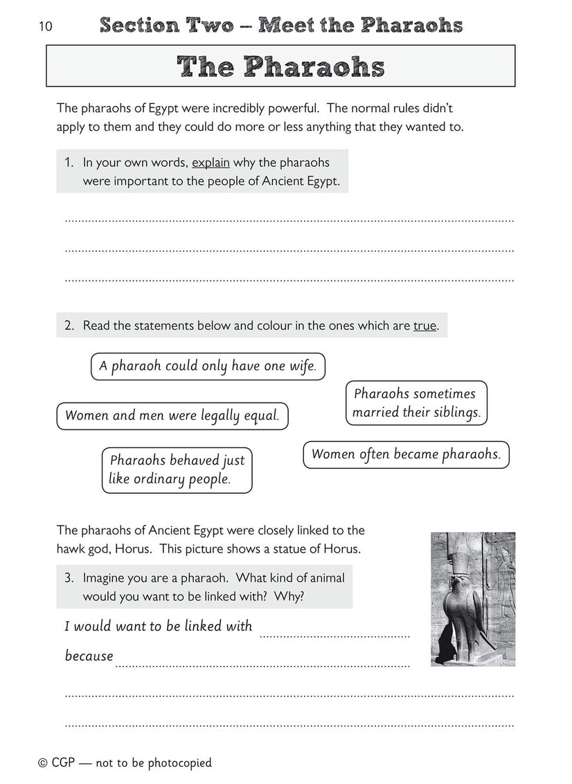 KS2 History Discover & Learn: Ancient Egyptians Activity Book  - Image 5