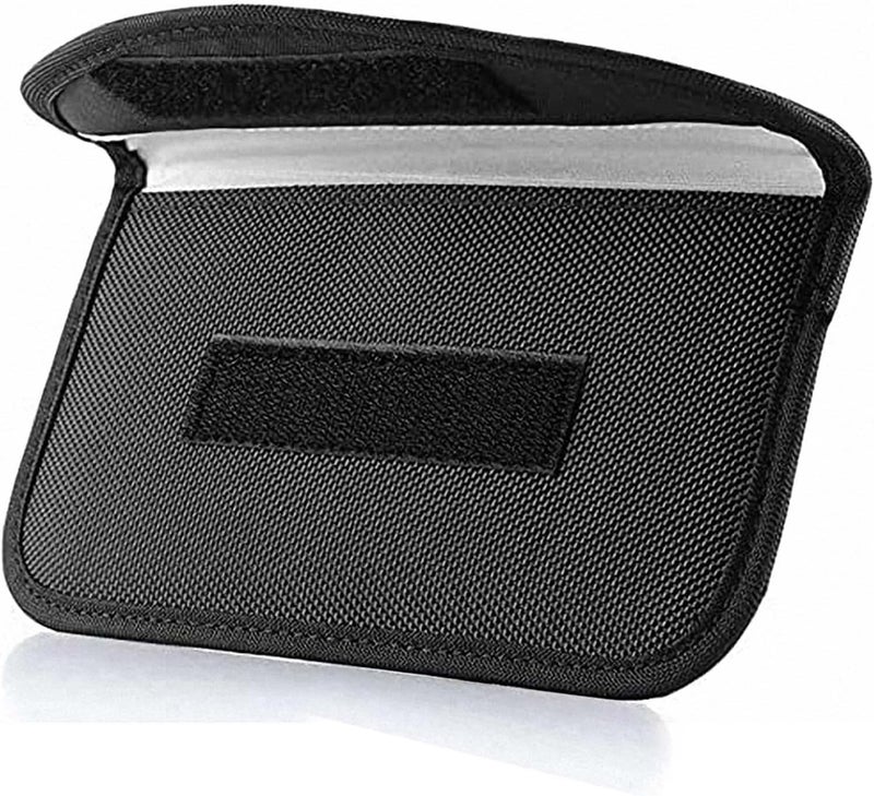 ONEVER Faraday Signal Blocker Bags for GPS Privacy Protection and Car Key Chain Anti-Tracking Anti-Spy 2 Pack, grey, 1 Packs - 7.8" * 3.8", Modern - Image 1