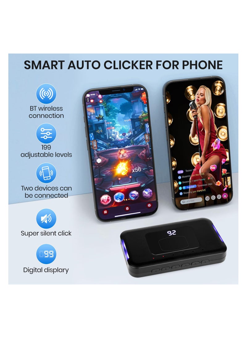 SYOSI Auto Clicker for iPhone and Android, Adjustable Speed Tapper for Games, Live Broadcasts, and Rewards – Physical Simulated Finger Clicker with Zero Noise, Compatible with iPad and All Mobile Devices - Image 2