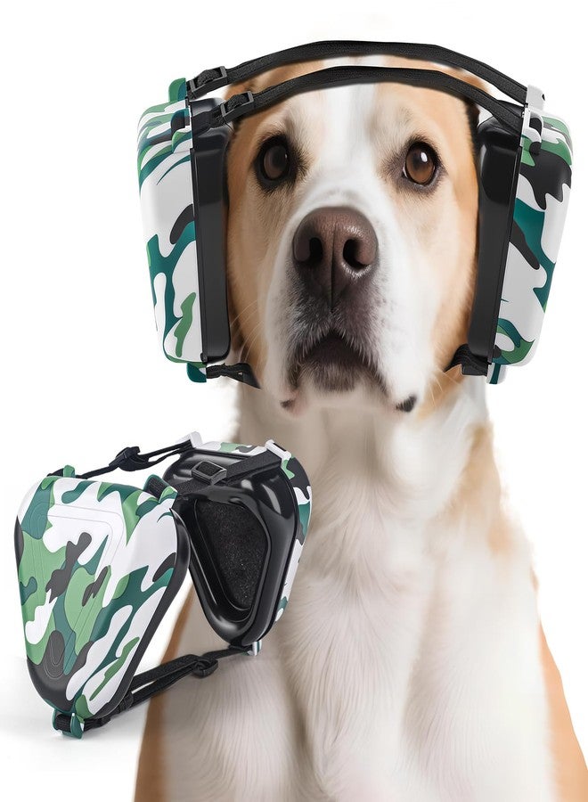 Soobeeke Dog Ear Muffs Noise Protection - Soundproof Earmuffs for Dogs, Dog Headphones Noise Cancelling Ear Muffs for Dogs, Lightweight & Adjustable for Fireworks, Thunder, Grooming - Camouflage - Image 1