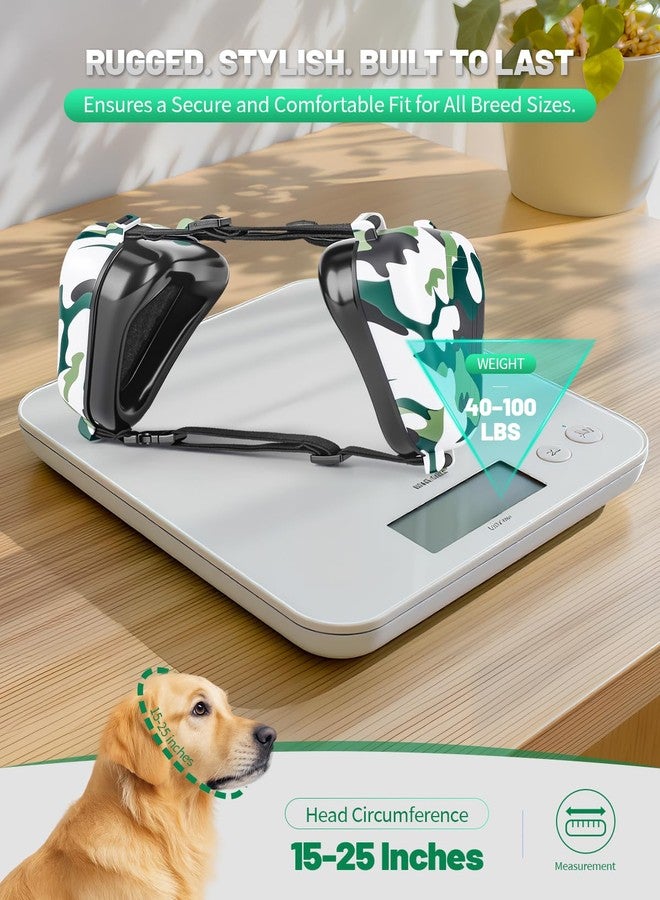 Soobeeke Dog Ear Muffs Noise Protection - Soundproof Earmuffs for Dogs, Dog Headphones Noise Cancelling Ear Muffs for Dogs, Lightweight & Adjustable for Fireworks, Thunder, Grooming - Camouflage - Image 5