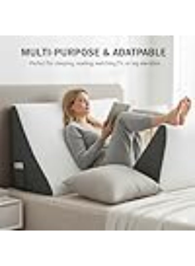 Medical Memory Foam Wedge Pillow for Sleeping – Ergonomic Bed Support Cushion – Ideal for Daily Comfort & Recovery - Image 3