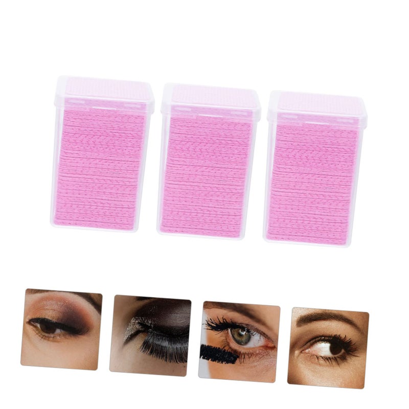 White Cotton Pads 600pcs Lash Glue Nail Polish Remover Wipes Portable Salon Home Use - Image 3