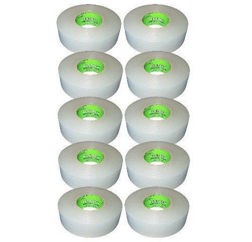 RENFREW Pro 10 Roll Pack, Polyflex Hockey or Soccer Shin Guard / Sock Tape, Clear, 24MM x 30M - Image 2