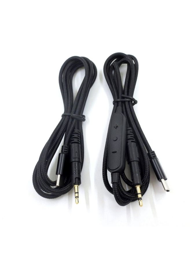 BURAQ For M40X / ATH-M50X / M60X / M70X TYPE-C/USB-C Audio Headphone Cable, Style:, Color: Standard Version  - Image 2