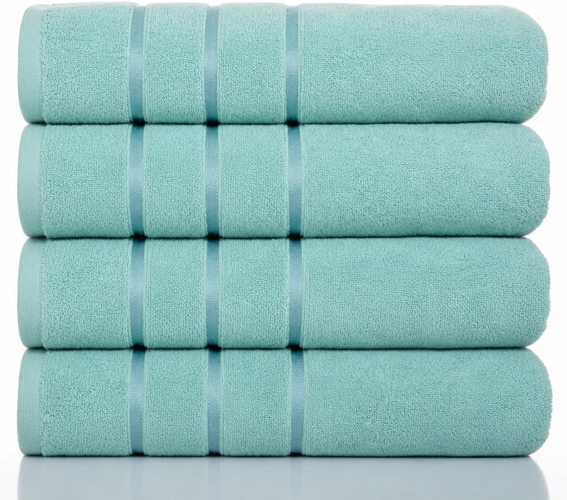 Bliss Casa 100% Cotton Hand Towel Set – 50x90 cm, Ultra-Soft & Highly Absorbent Towels for Bathroom – Quick-Dry, Durable & Skin-Friendly (4-Pack) - Image 1