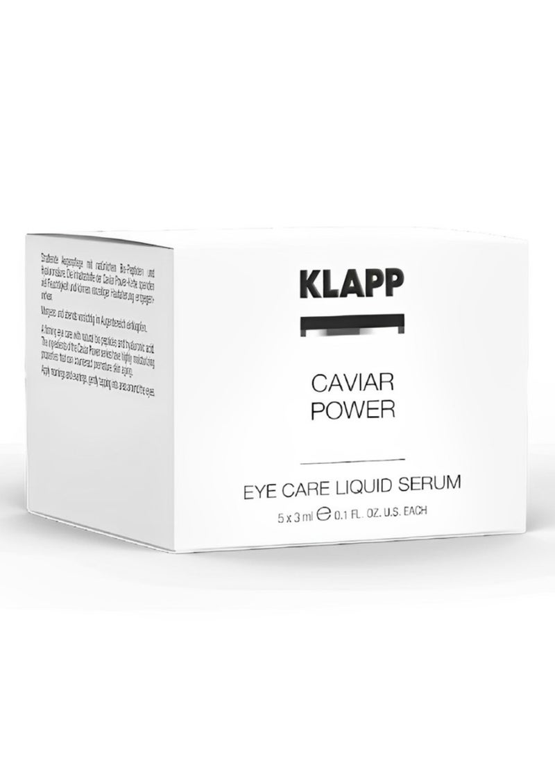 Klapp CAVIAR POWER | Eye Care Liquid Serum 5 x 3 ML  - Image 2