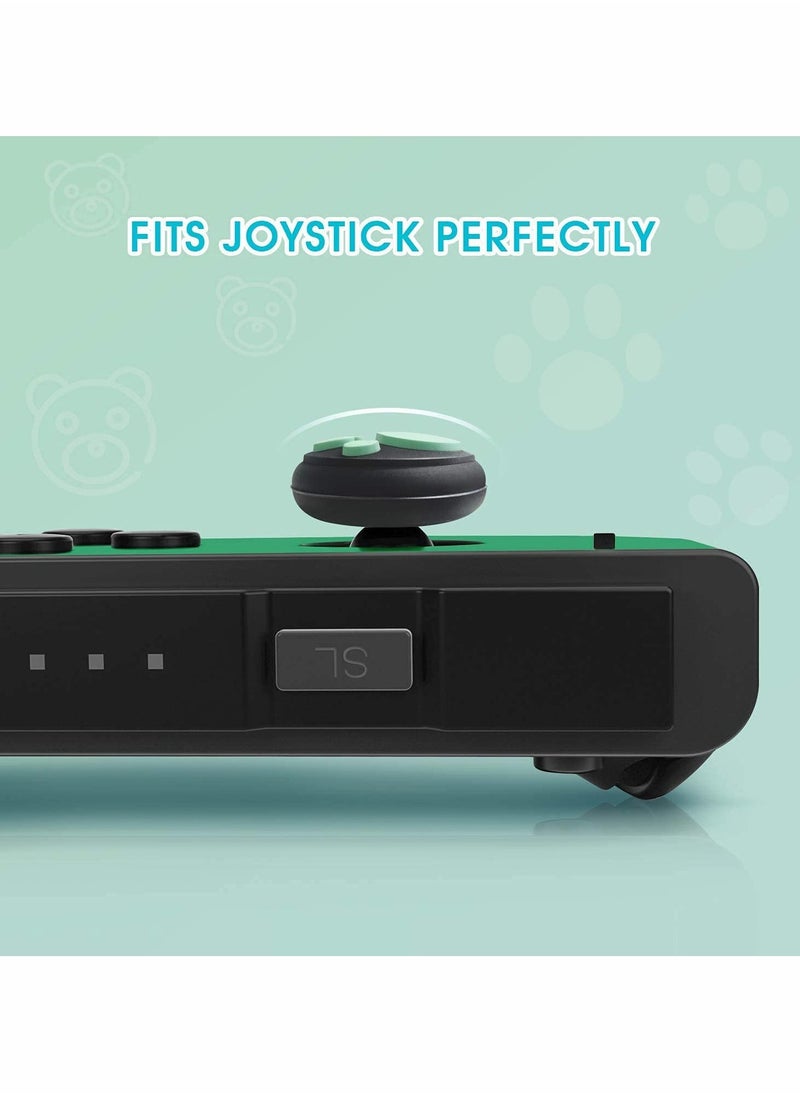 Generic - Thumb Grip Caps, Soft Silicone Analog Stick Covers, Cool Raccoon & Cat Paw Joystick Analog Cap for Nintendo Switch & Lite, Soft Silicone Button Cover for Joy-Con Controller - 4 Pcs - Image 1