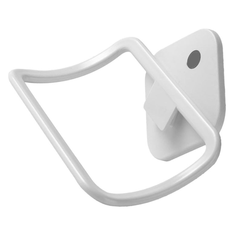 White Wall Mount Towel Rack No Drill Quick Drying For Bathroom Kitchen - Image 2