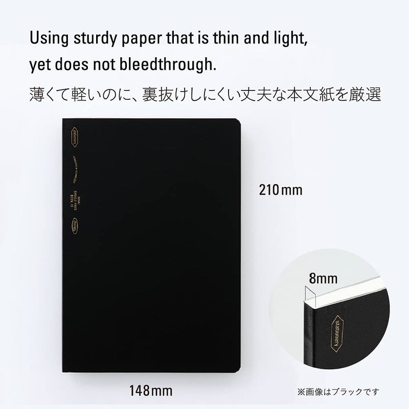 ãƒ‹ãƒˆãƒ ã‚º(Nitoms) Nitoms S4152 STALOGY Notebook, 1/2 Ear, A5, Dot Square, Red - Image 3
