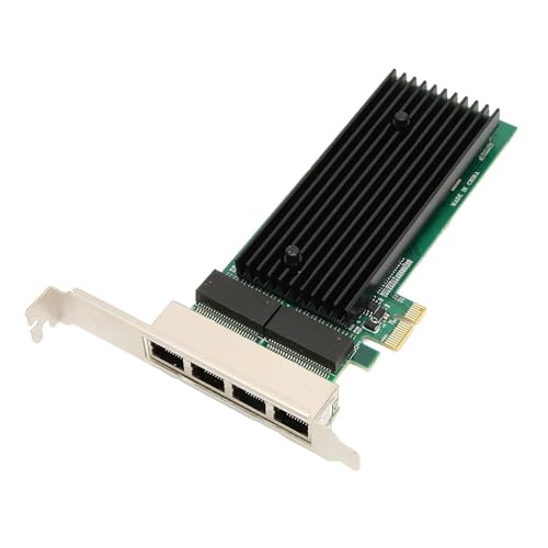 BOXNUBE PCI-E Four Port Gigabit LAN Card for Servers & Desktops | Intel 82576 Chipset, Quad Port Giga LAN Card PCIe x1 - Image 1