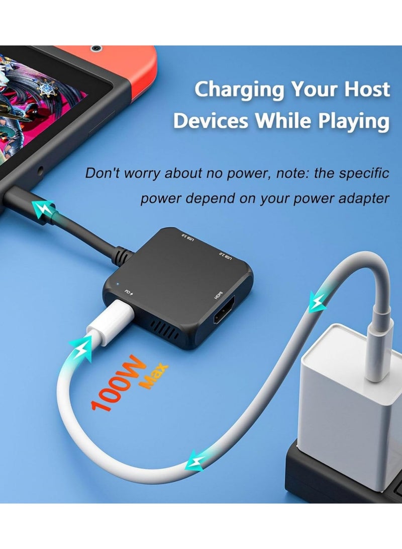 X-level USB C Hub HDMI Adapter, 4-in-1 USB C to HDMI 4K Adapter with PD 100W, USB 3.0 5Gbps for MacBook, iPad Pro, XPS, Surface, TV Dock Station for Switch/Steam Deck Dock ﻿ - Image 4