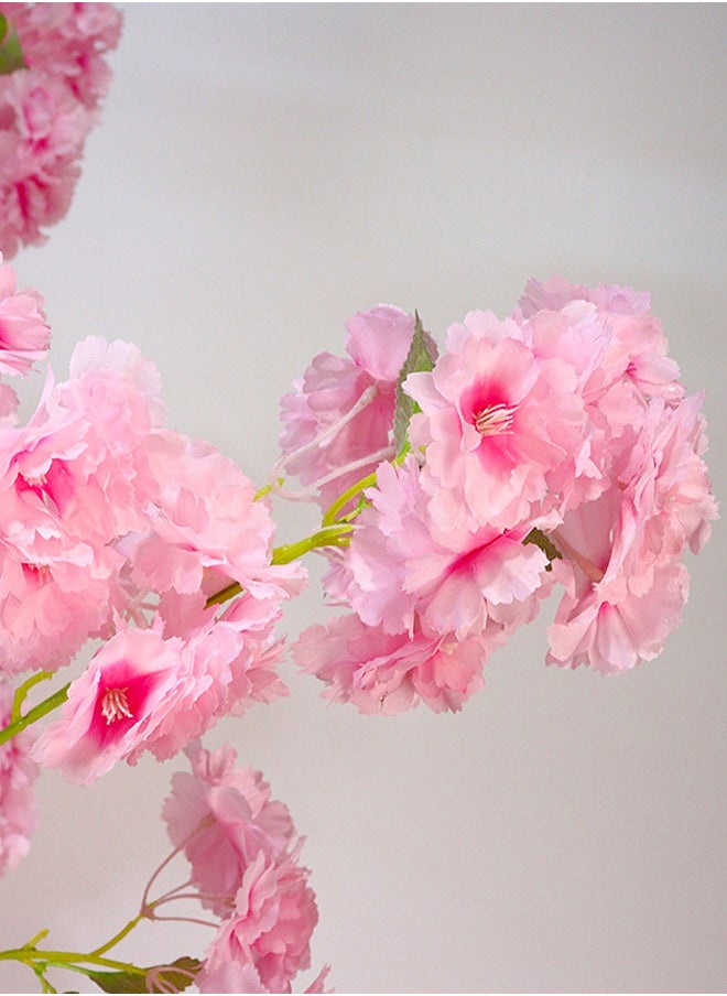Generic - Nearly Natural Cherry Blossom Artificial Tree Fake Tree Faux Silk Plant with Plastic Nursery PotArtificial Plants for Home Office Indoor Decor - Image 1