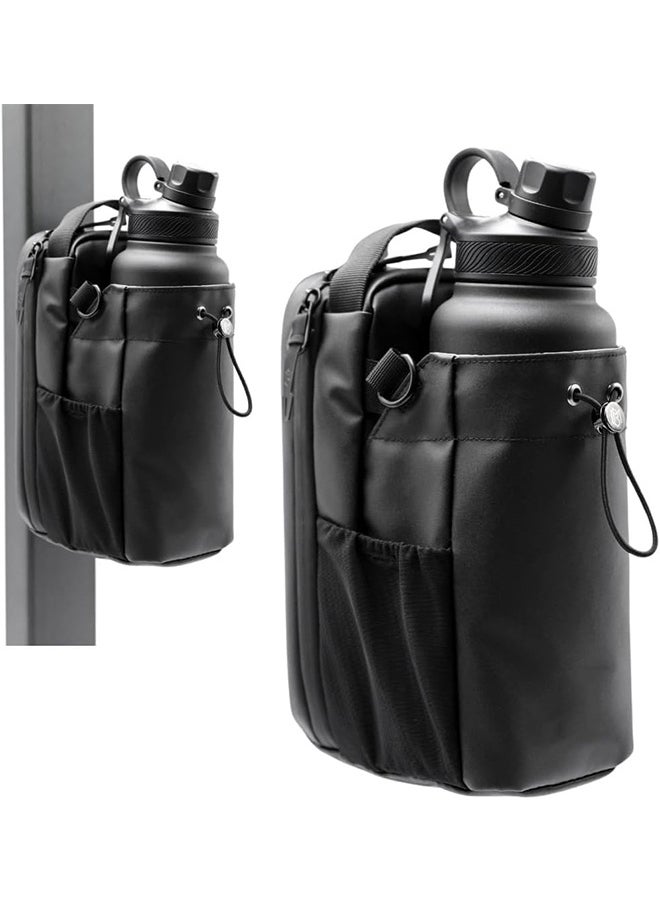 MVAQKLM  Magnetic Fitness Bag for Men & Women | CSling Bottle with Magnetic Attachment, Water Bottle Pouch & Gym Organizer for Travel Essentials, Sports Gear, Workout Routine - Durable Commute Backpack  - Image 1